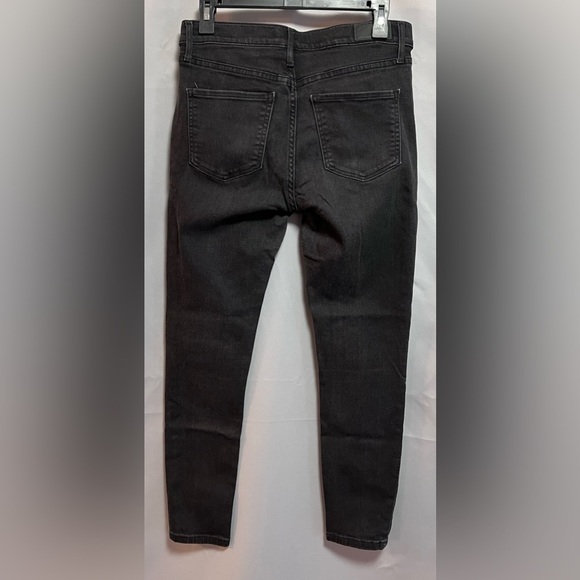 Express Women’s Mid Rise Skinny Stretch Black Jeans‎ Size 8R - Picture 2 of 12